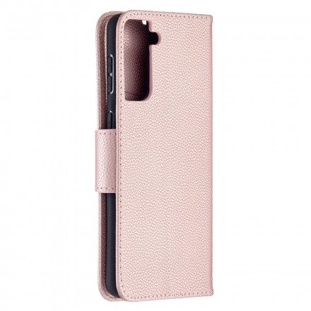 Housse Samsung Galaxy S21 Plus 5G Litchi Rabat Oblique Housse Samsung Galaxy S21 Plus 5G Litchi Rabat Oblique
