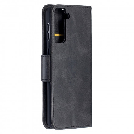 Housse Samsung Galaxy S21 Plus 5G Lisse Rabat Oblique Housse Samsung Galaxy S21 Plus 5G Lisse Rabat Oblique