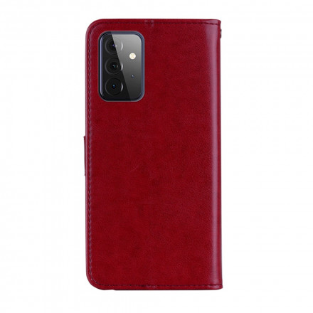 Housse Samsung Galaxy A72 5G Hibou Mandala et Breloque Housse Samsung Galaxy A72 5G Hibou Mandala et Breloque