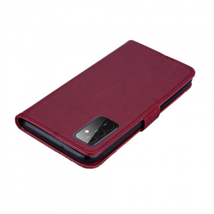 Housse Samsung Galaxy A72 5G Hibou Mandala et Breloque Housse Samsung Galaxy A72 5G Hibou Mandala et Breloque