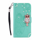 Housse Samsung Galaxy A72 5G Hibou Mandala et Breloque Housse Samsung Galaxy A72 5G Hibou Mandala et Breloque