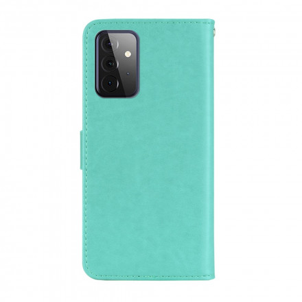 Housse Samsung Galaxy A72 5G Hibou Mandala et Breloque Housse Samsung Galaxy A72 5G Hibou Mandala et Breloque
