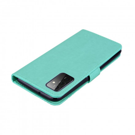 Housse Samsung Galaxy A72 5G Hibou Mandala et Breloque Housse Samsung Galaxy A72 5G Hibou Mandala et Breloque
