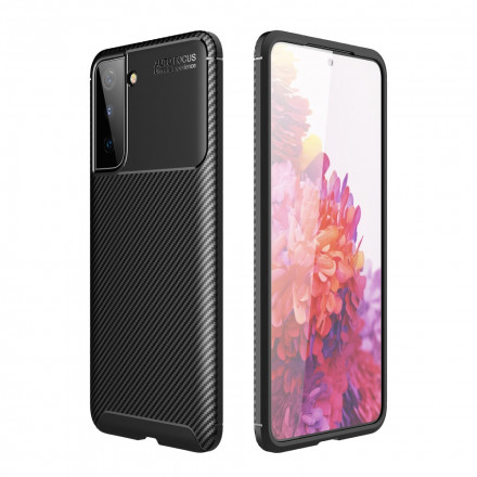 Coque Samsung Galaxy S21 Plus 5G Flexible Texture Fibre Carbone Coque Samsung Galaxy S21 Plus 5G Flexible Texture Fibre Carbone
