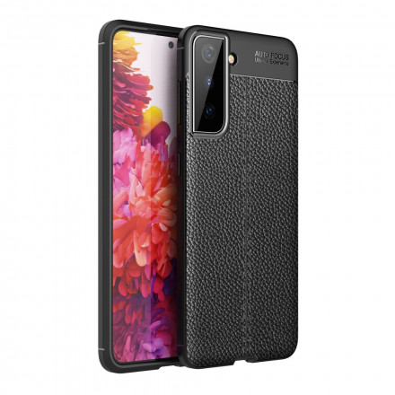 Coque Samsung Galaxy S21 Plus 5G Effet Cuir Litchi Double Line Coque Samsung Galaxy S21 Plus 5G Effet Cuir Litchi Double Line