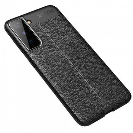 Coque Samsung Galaxy S21 Plus 5G Effet Cuir Litchi Double Line Coque Samsung Galaxy S21 Plus 5G Effet Cuir Litchi Double Line