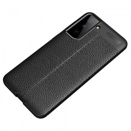 Coque Samsung Galaxy S21 Plus 5G Effet Cuir Litchi Double Line Coque Samsung Galaxy S21 Plus 5G Effet Cuir Litchi Double Line