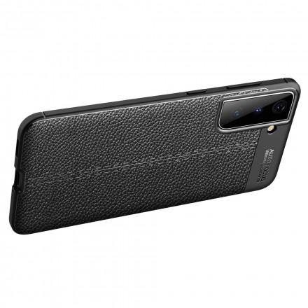 Coque Samsung Galaxy S21 Plus 5G Effet Cuir Litchi Double Line Coque Samsung Galaxy S21 Plus 5G Effet Cuir Litchi Double Line