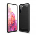 Coque Samsung Galaxy S21 Plus 5G Fibre Carbone Brossée