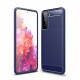 Coque Samsung Galaxy S21 Plus 5G Fibre Carbone Brossée