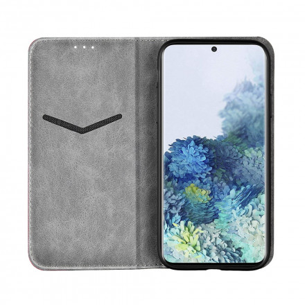 Flip Cover Samsung Galaxy S21 Plus 5G Bicolore Effet Cuir Flip Cover Samsung Galaxy S21 Plus 5G Bicolore Effet Cuir