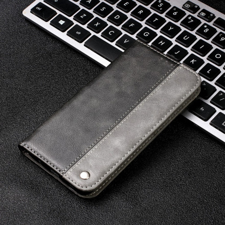 Flip Cover Samsung Galaxy S21 Plus 5G Bicolore Effet Cuir Flip Cover Samsung Galaxy S21 Plus 5G Bicolore Effet Cuir