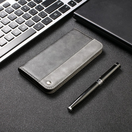 Flip Cover Samsung Galaxy S21 Plus 5G Bicolore Effet Cuir Flip Cover Samsung Galaxy S21 Plus 5G Bicolore Effet Cuir