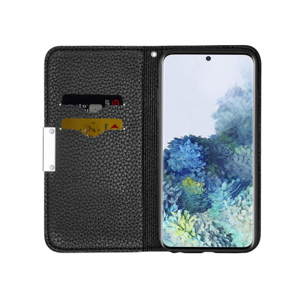 Flip Cover Samsung Galaxy S21 Plus 5G Simili Cuir Litchi Ultra Chic Flip Cover Samsung Galaxy S21 Plus 5G Simili Cuir Litchi Ultra Chic