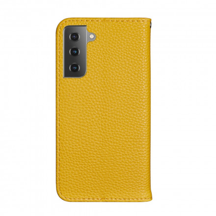 Flip Cover Samsung Galaxy S21 Plus 5G Simili Cuir Litchi Ultra Chic