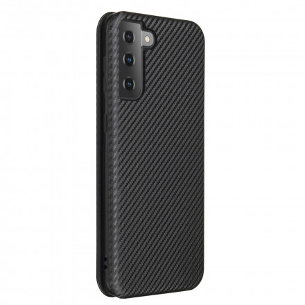 Flip Cover Samsung Galaxy S21 Plus 5G Fibre Carbone Flip Cover Samsung Galaxy S21 Plus 5G Fibre Carbone