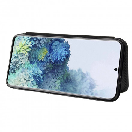 Flip Cover Samsung Galaxy S21 Plus 5G Fibre Carbone Flip Cover Samsung Galaxy S21 Plus 5G Fibre Carbone