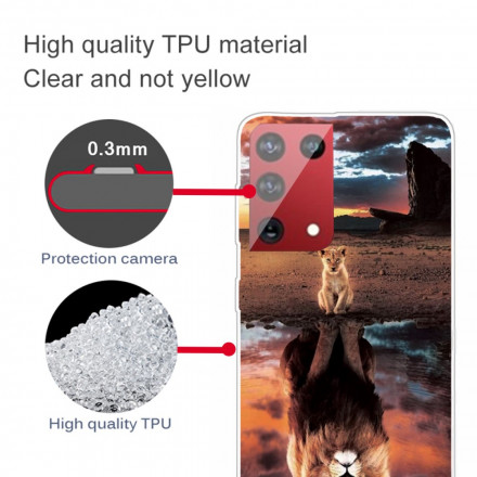 Coque Samsung Galaxy S21 Ultra 5G Rêve de Lionceau