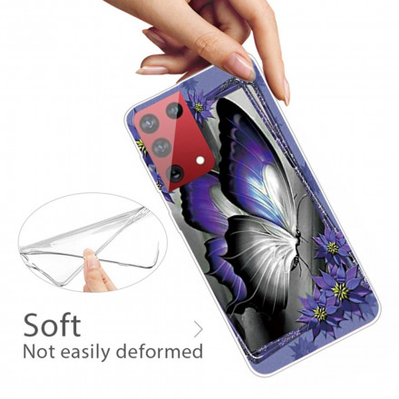 Coque Samsung Galaxy S21 Ultra 5G Papillon Royal