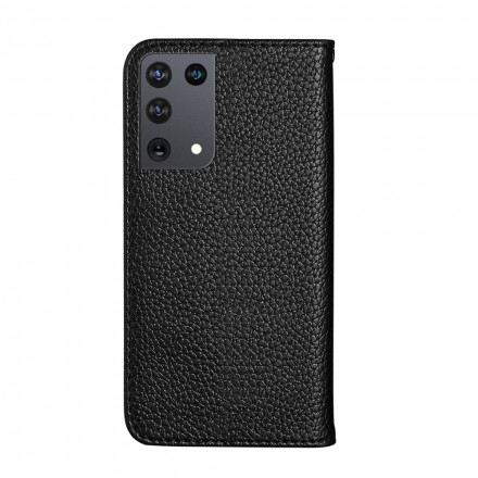 Flip Cover Samsung Galaxy S21 Ultra 5G Simili Cuir Litchi Ultra Chic Flip Cover Samsung Galaxy S21 Ultra 5G Simili Cuir Litchi Ultra Chic