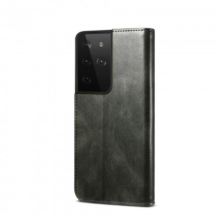 Flip Cover Samsung Galaxy S21 Ultra 5G Simili Cuir Ciré Flip Cover Samsung Galaxy S21 Ultra 5G Simili Cuir Ciré