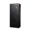 Flip Cover Samsung Galaxy S21 Ultra 5G Simili Cuir Ciré