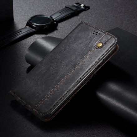 Flip Cover Samsung Galaxy S21 Ultra 5G Simili Cuir Ciré Flip Cover Samsung Galaxy S21 Ultra 5G Simili Cuir Ciré