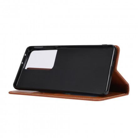 Flip Cover Samsung Galaxy S21 Ultra 5G Simili Cuir Porte-Cartes Flip Cover Samsung Galaxy S21 Ultra 5G Simili Cuir Porte-Cartes