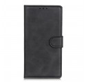 Housse Xiaomi Redmi Note 9 5G / Note 9T 5G Effet Cuir Mat Rétro