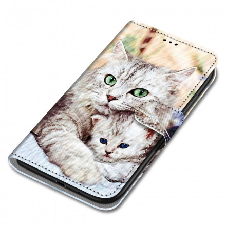 Housse Samsung Galaxy S21 Ultra 5G Famille de Chats