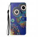 Housse Samsung Galaxy S21 Ultra 5G Hibou en Mandala