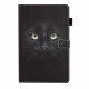 Housse Samsung Galaxy Tab A7 (2020) Yeux de Chat Noir