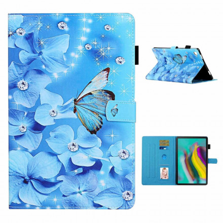 Housse Samsung Galaxy Tab A7 (2020) Papillons Diamants Housse Samsung Galaxy Tab A7 (2020) Papillons Diamants