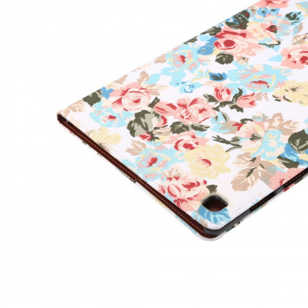 Housse Samsung Galaxy Tab A7 (2020) Fleurs Liberty