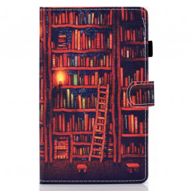 Housse Samsung Galaxy Tab A7 (2020) Bibliothèque