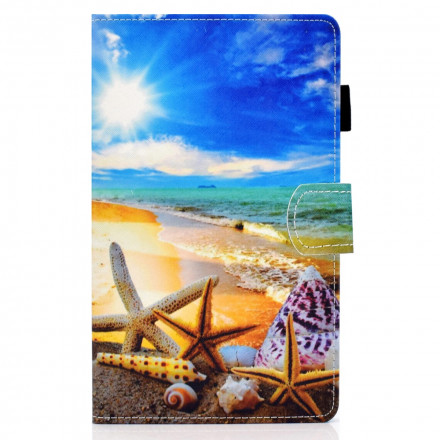Housse Samsung Galaxy Tab A7 (2020) Plage Fun Housse Samsung Galaxy Tab A7 (2020) Plage Fun