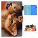 Housse Samsung Galaxy Tab A7 (2020) Mon Chaton et Papillon Housse Samsung Galaxy Tab A7 (2020) Mon Chaton et Papillon