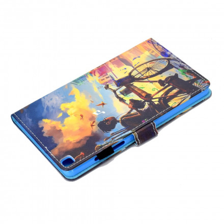 Housse Samsung Galaxy Tab A7 (2020) Vélo Art