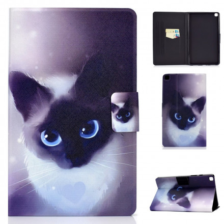 Housse Samsung Galaxy Tab A7 (2020) Chat Yeux Bleus Housse Samsung Galaxy Tab A7 (2020) Chat Yeux Bleus