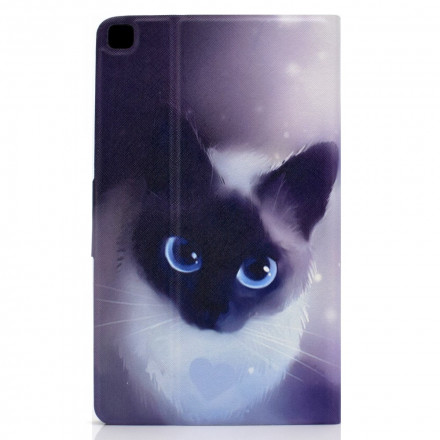 Housse Samsung Galaxy Tab A7 (2020) Chat Yeux Bleus Housse Samsung Galaxy Tab A7 (2020) Chat Yeux Bleus