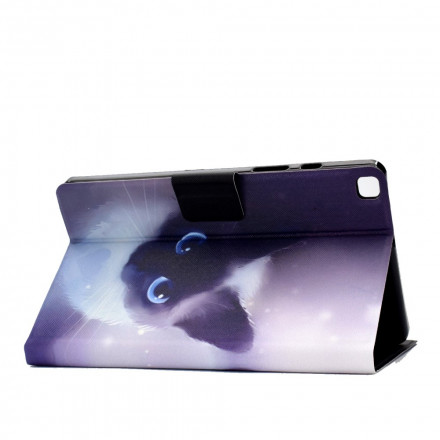 Housse Samsung Galaxy Tab A7 (2020) Chat Yeux Bleus Housse Samsung Galaxy Tab A7 (2020) Chat Yeux Bleus