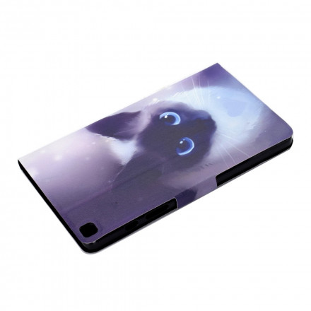 Housse Samsung Galaxy Tab A7 (2020) Chat Yeux Bleus Housse Samsung Galaxy Tab A7 (2020) Chat Yeux Bleus