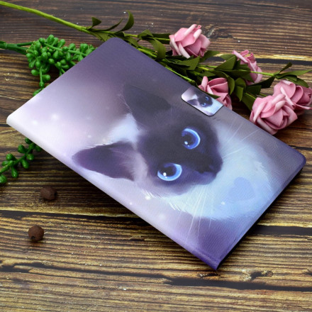 Housse Samsung Galaxy Tab A7 (2020) Chat Yeux Bleus Housse Samsung Galaxy Tab A7 (2020) Chat Yeux Bleus