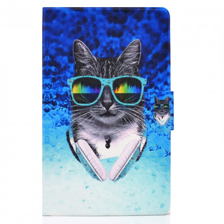 Housse Samsung Galaxy Tab A7 (2020) DJ Cat Housse Samsung Galaxy Tab A7 (2020) DJ Cat