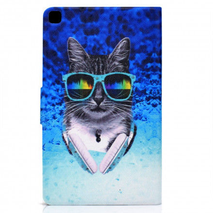 Housse Samsung Galaxy Tab A7 (2020) DJ Cat Housse Samsung Galaxy Tab A7 (2020) DJ Cat