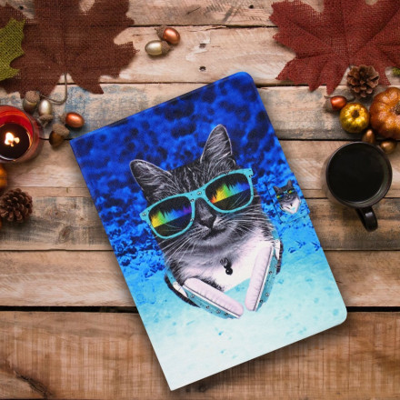 Housse Samsung Galaxy Tab A7 (2020) DJ Cat Housse Samsung Galaxy Tab A7 (2020) DJ Cat