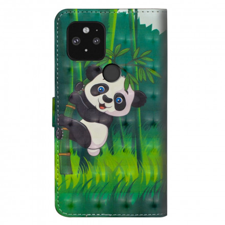 Housse Google Pixel 5 Panda et Bambou