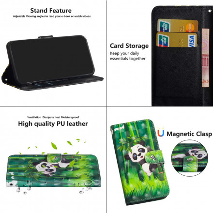 Housse Google Pixel 5 Panda et Bambou Housse Google Pixel 5 Panda et Bambou