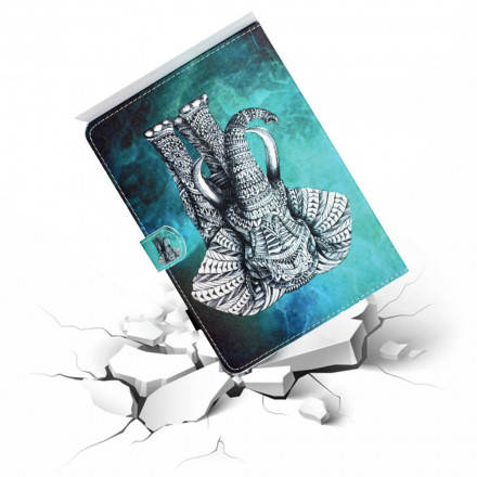 Housse Samsung Galaxy Tab A7 (2020) Éléphant Tribal