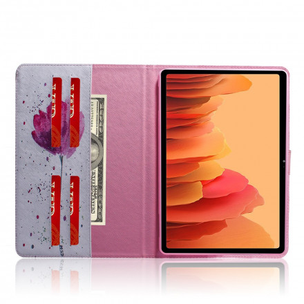 Housse Samsung Galaxy Tab A7 (2020) Coquelicot